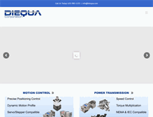 Tablet Screenshot of diequa.com